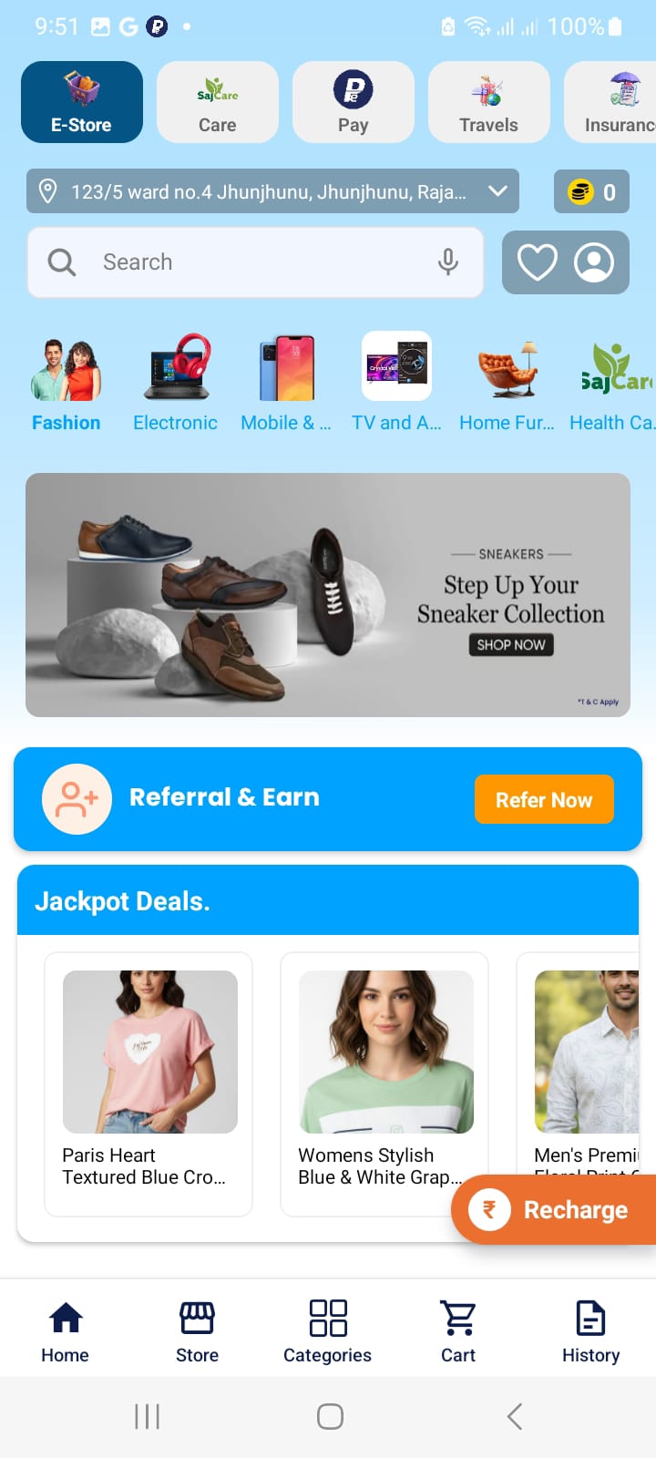 SajPe App Screenshot